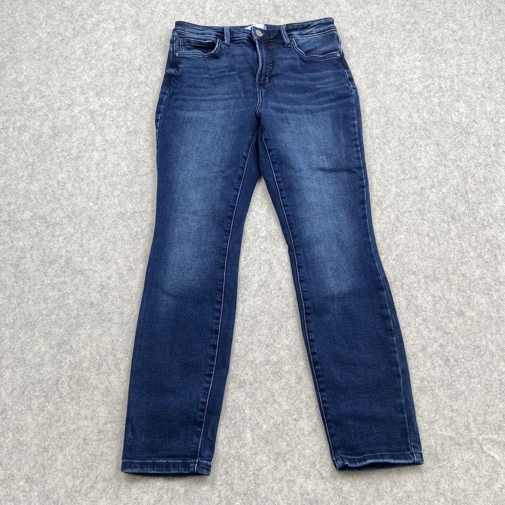 Lauren Conrad Skinny Jeans Womens 10 (29x27) Blue Dark Wash Stretch Denim